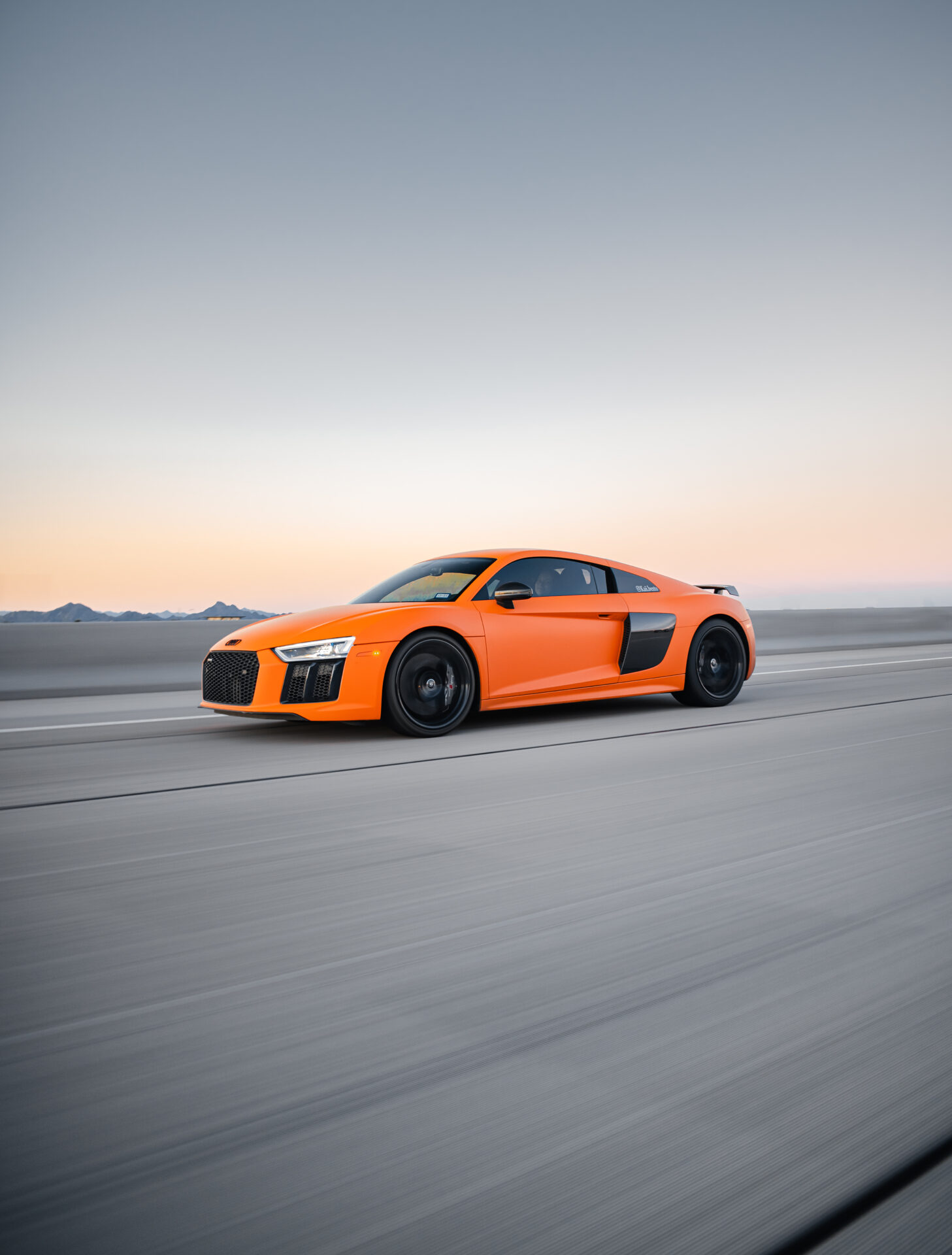 Audi R8 V10 in motion