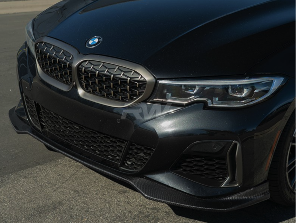 RW Carbon 2019-2023 BMW (G20) M340i EC Style Carbon Fiber Front Lip ...